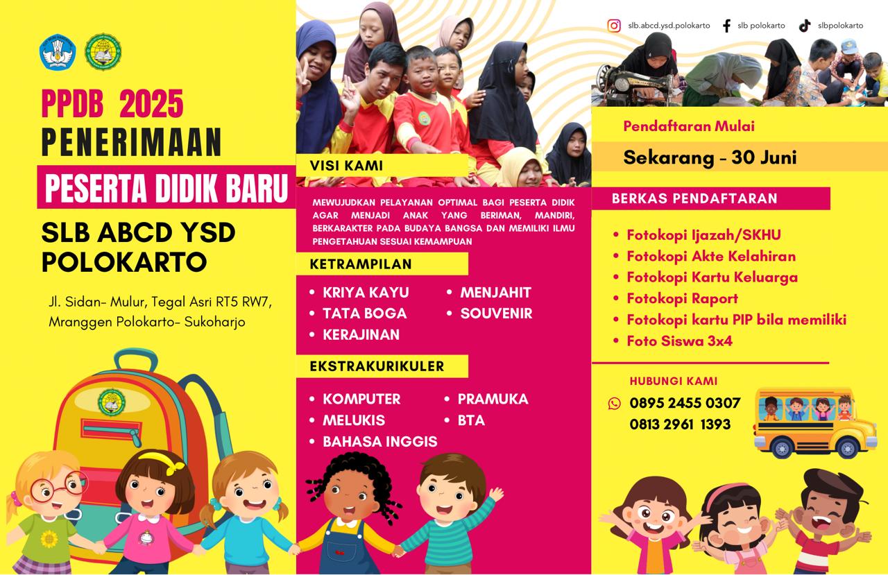 ppdb slb abcd ysd polokarto